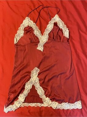 Terra Cotta Silky Camisole Slip Tank